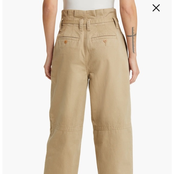 Madewell Tan Paperbag Waist Chino Pants - Picture 8 of 8